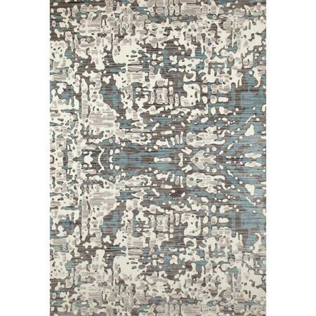 ART CARPET 4 X 6 Ft. Titanium Collection Topography Woven Area Rug, Linen 841864116400